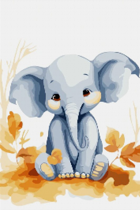 Elefant in Aquarell