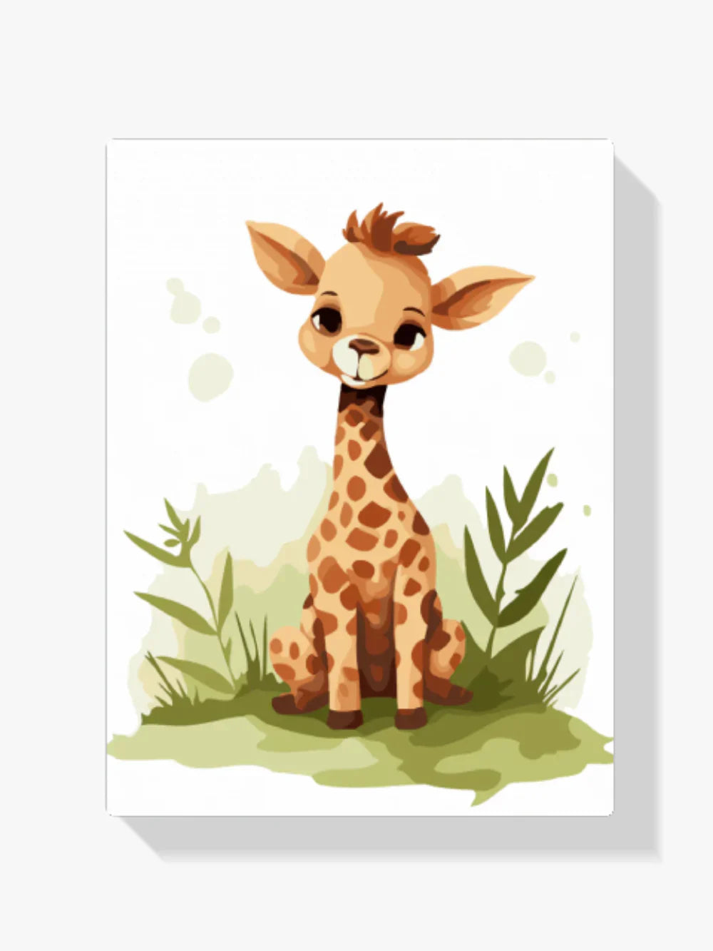 Giraffe in Aquarell