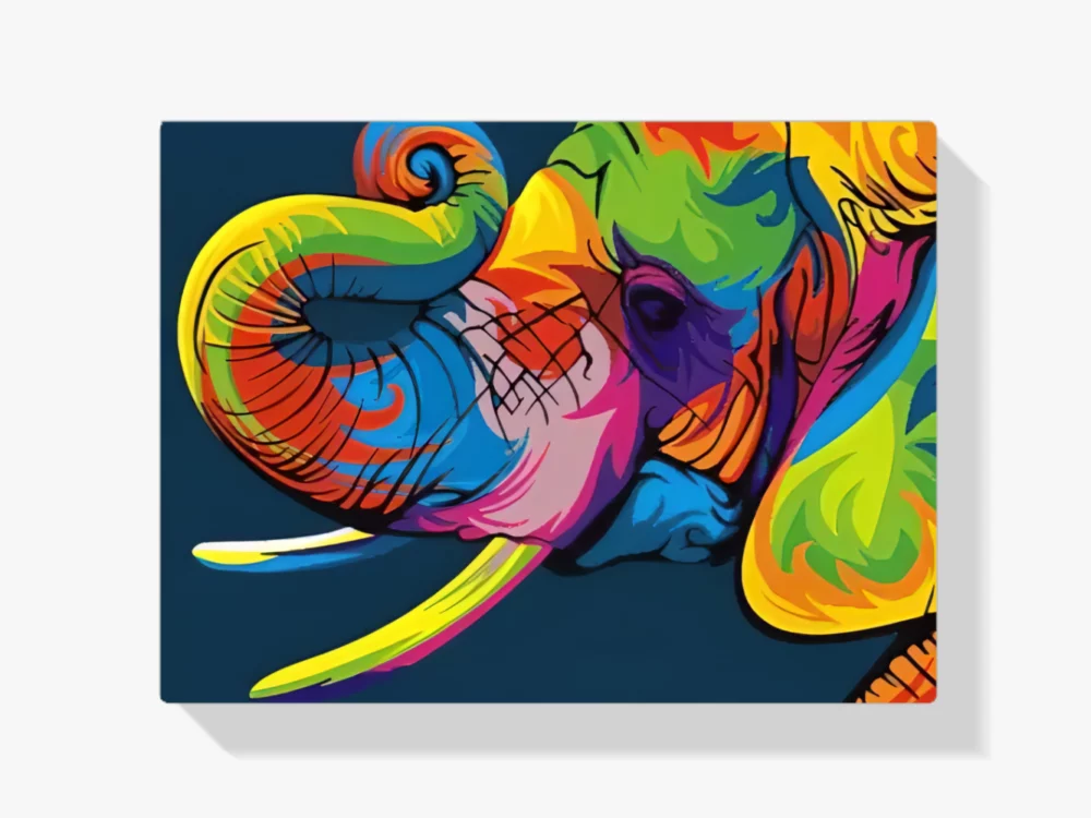 Diamond Painting Abstrakter Elefant