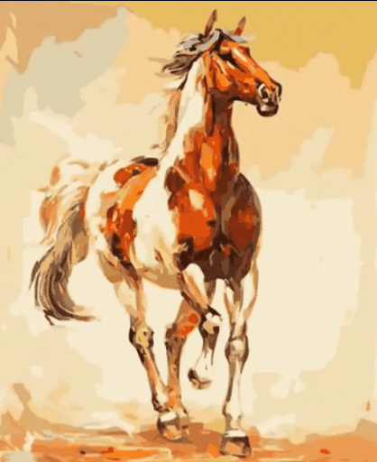 Diamond Painting Mächtiges Pferd