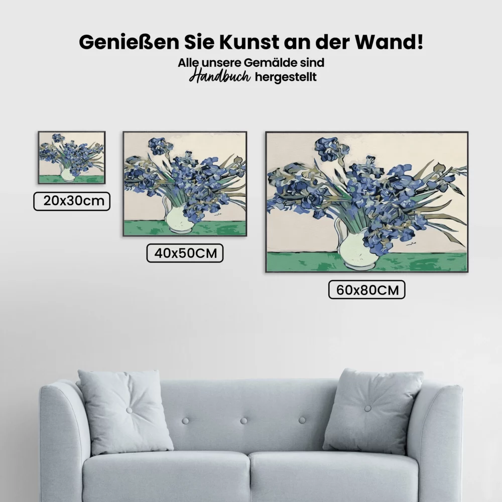 Diamond Painting Banksy – Blumen in Vase Van Gogh – SEOS Shop ®