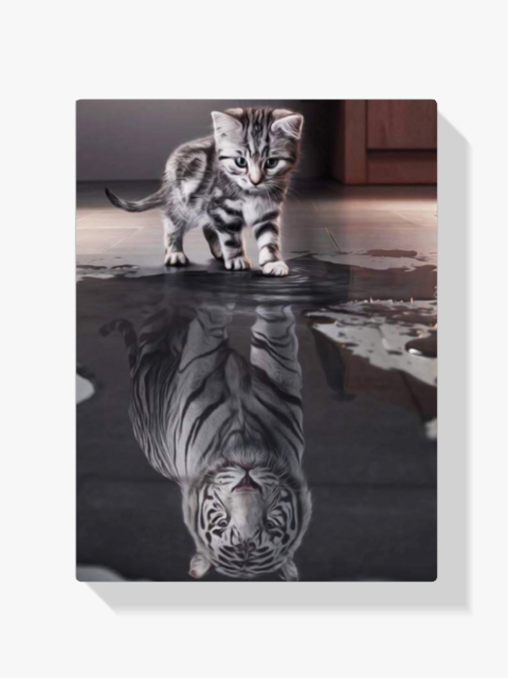 Diamond Painting Katze im Spiegelbild – SEOS Shop ®