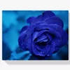Diamond Painting Schöne blaue Rose