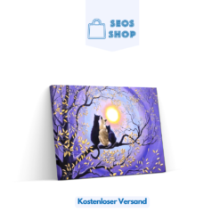 Diamond Painting Katzen im Mondlicht – SEOS Shop ®