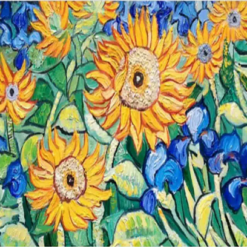 Diamond Painting Blumen Van Gogh