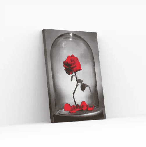 Diamond Painting Rose in Vase