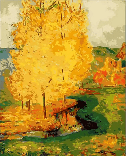 Diamond Painting Abstrakter Baum Van Gogh