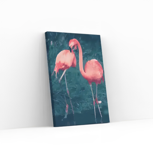 Diamond Painting Rosa Flamingos