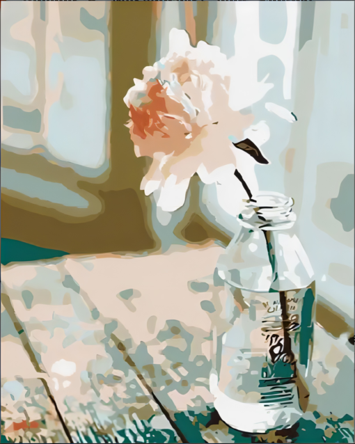 Rose in the bottle