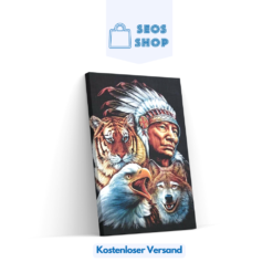 Diamond Painting Ureinwohner Amerikas – Tiere – SEOS Shop ®