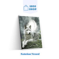 Diamond Painting Wolf – Mond – SEOS Shop ®