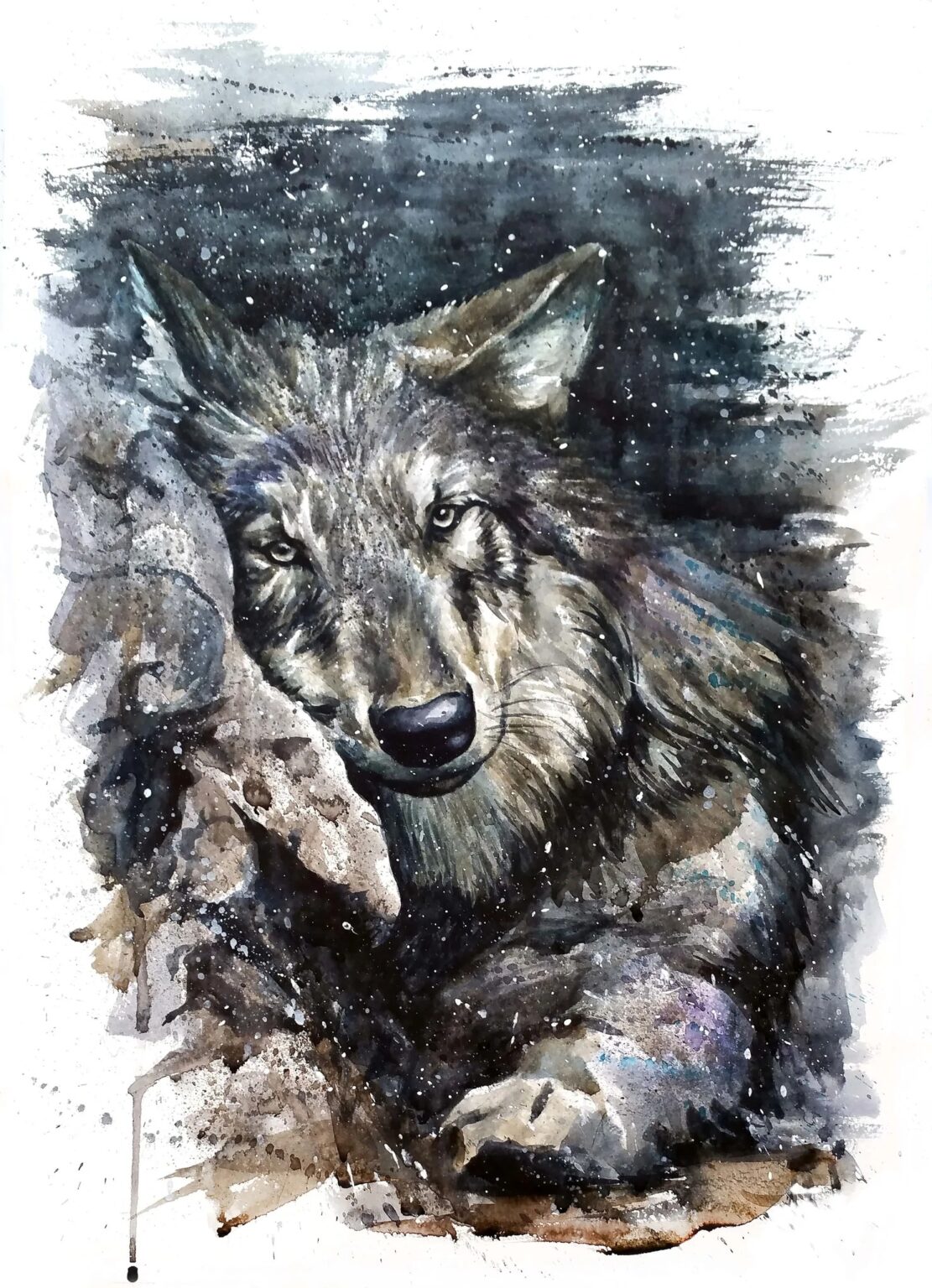 Diamond Painting Wolf