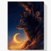 Diamond Painting Wolf – Mond