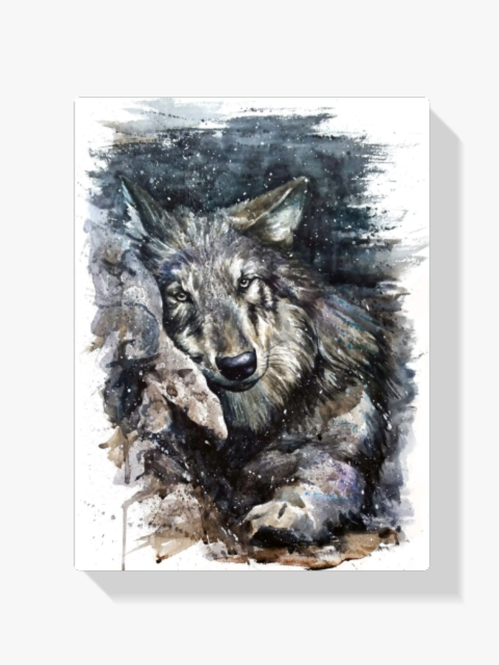 Diamond Painting Wolfssatz