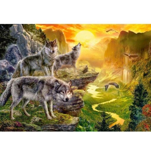 Diamond Painting Wolf - Natur