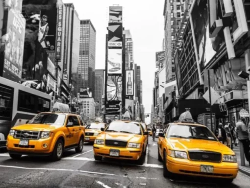 Diamond Painting Die gelben Taxis von NY