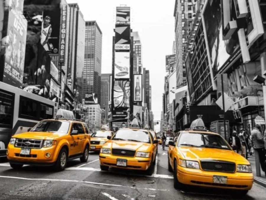 Diamond Painting Die gelben Taxis von NY