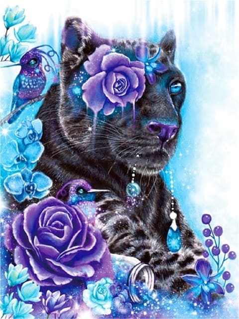 5D Diamond Painting Blumenauge Gepard – SEOS Shop ®