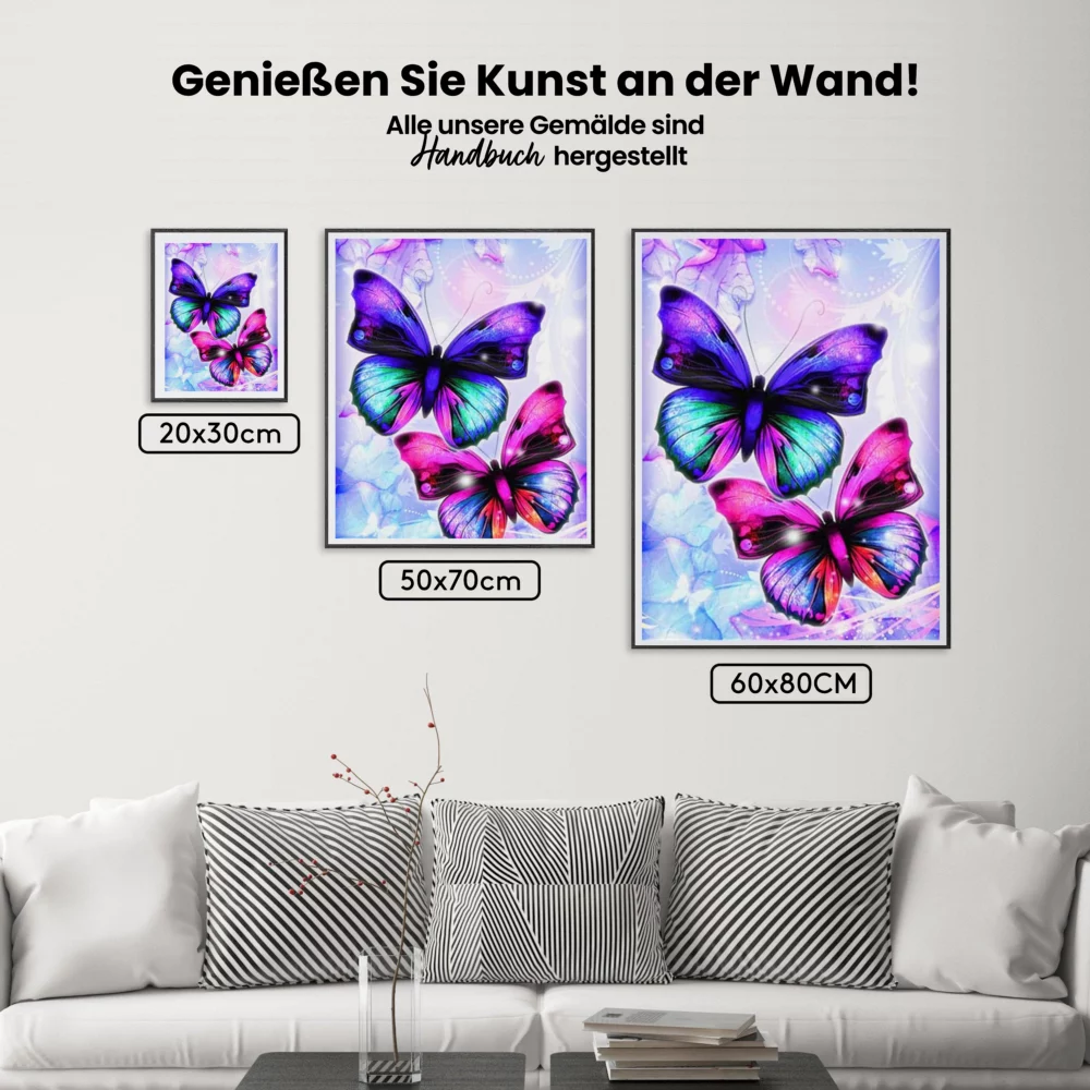 5D Diamond Painting Bunter Schmetterling
