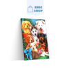 5D Diamond Painting Hund Familie – SEOS Shop ®
