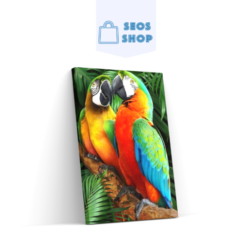 5D Diamond Painting Zwei Papageien – SEOS Shop ®