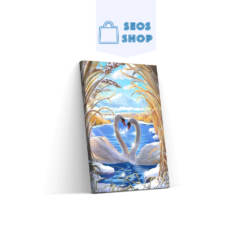 5D Diamond Painting Zwei Schwäne – SEOS Shop ®