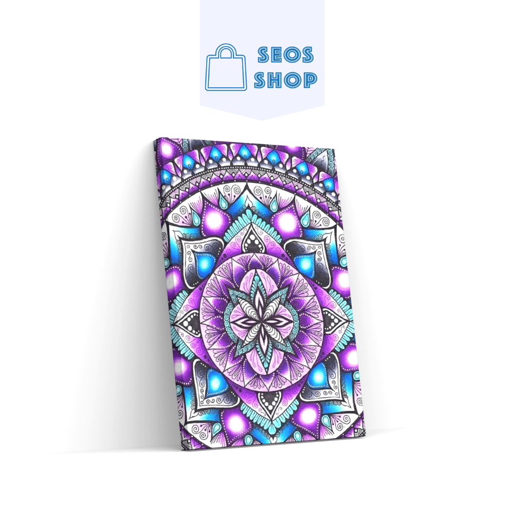 5D Diamond Painting Lila Mandala – SEOS Shop ®
