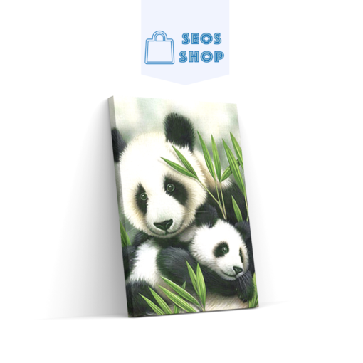 5D Diamond Painting Pandas und Blumen – SEOS Shop ®