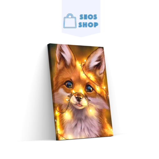 5D Diamond Painting Weihnachtslicht Fuchs – SEOS Shop ®