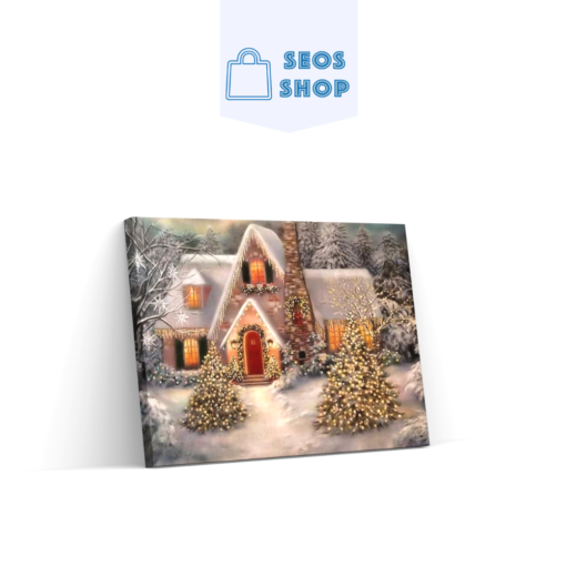 5D Diamond Painting Das Weihnachtshaus – SEOS Shop ®
