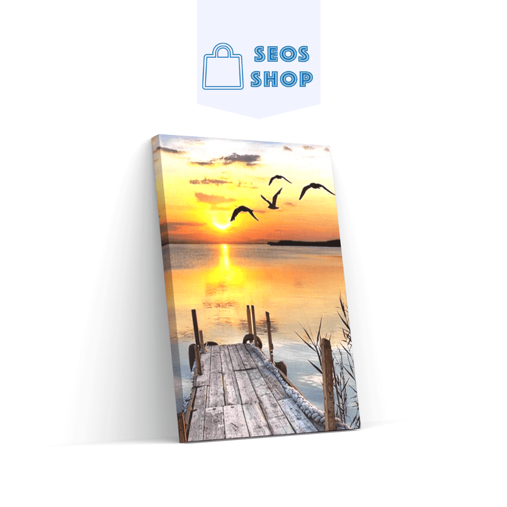 5D Diamond Painting Sonnenuntergang Meerblick – SEOS Shop ®