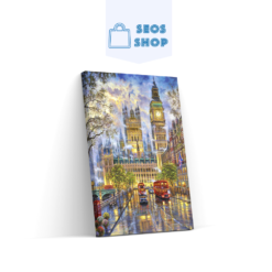 5D Diamond Painting Big Ben Straßenansicht – SEOS Shop ®