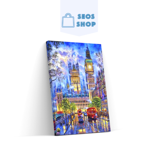 5D Diamond Painting Big Ben Straße – SEOS Shop ®