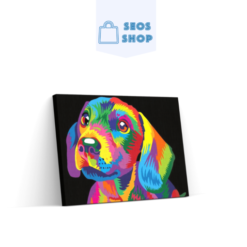 5D Diamond Painting Bunter Hund – SEOS Shop ®