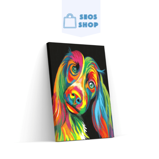 5D Diamond Painting Bunter Hund – SEOS Shop ®