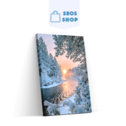 5D Diamond Painting Eisstrand und Sonnenuntergang – SEOS Shop ®