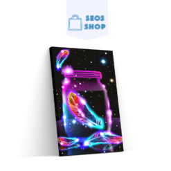 5D Diamond Painting Bunte Feder Tasse – SEOS Shop ®