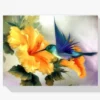 5D Diamond Painting Kolibri trifft auf Blume