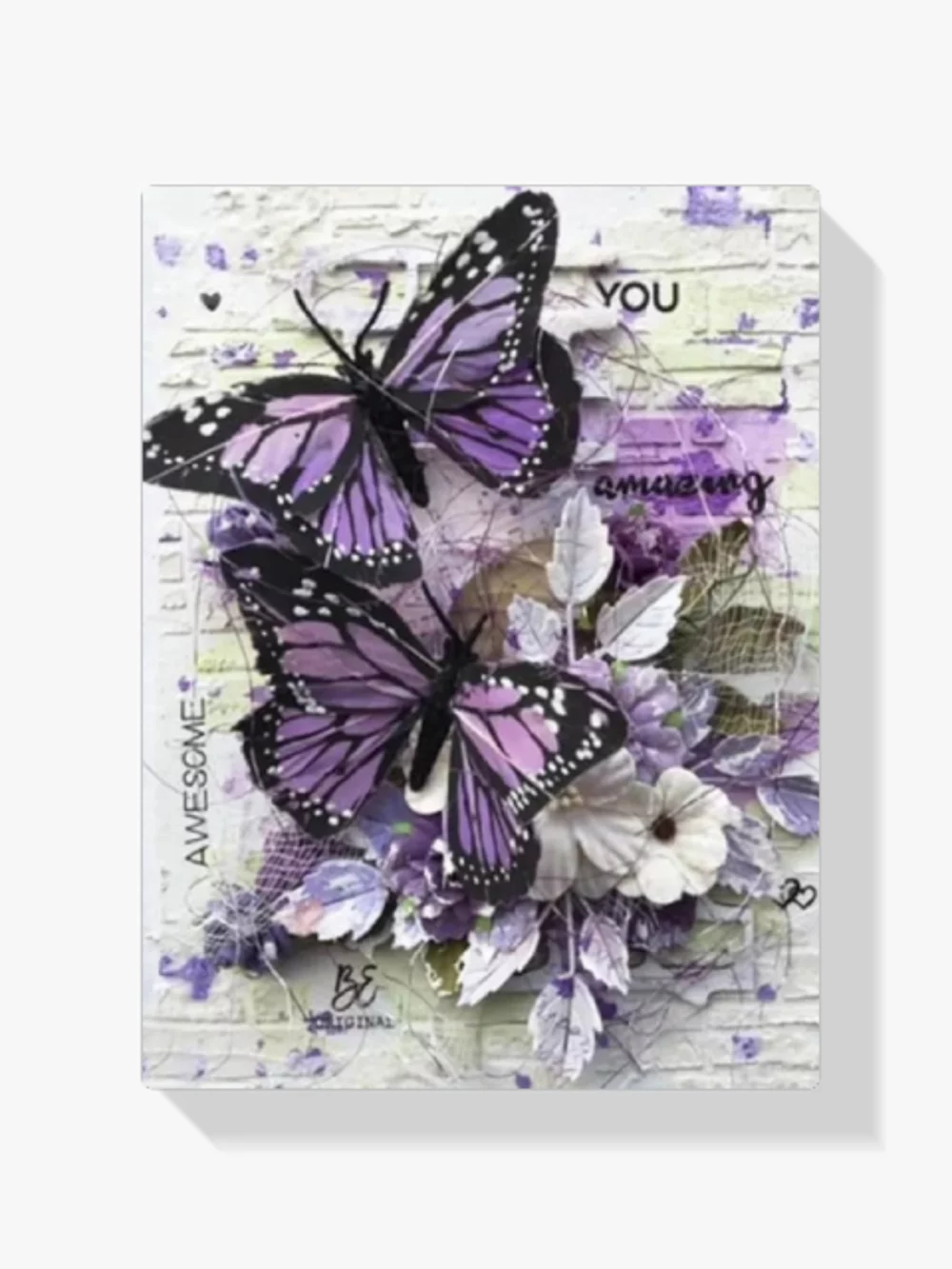 5D Diamond Painting Lila Schmetterlinge