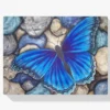 Blauer Schmetterling Diamond Painting