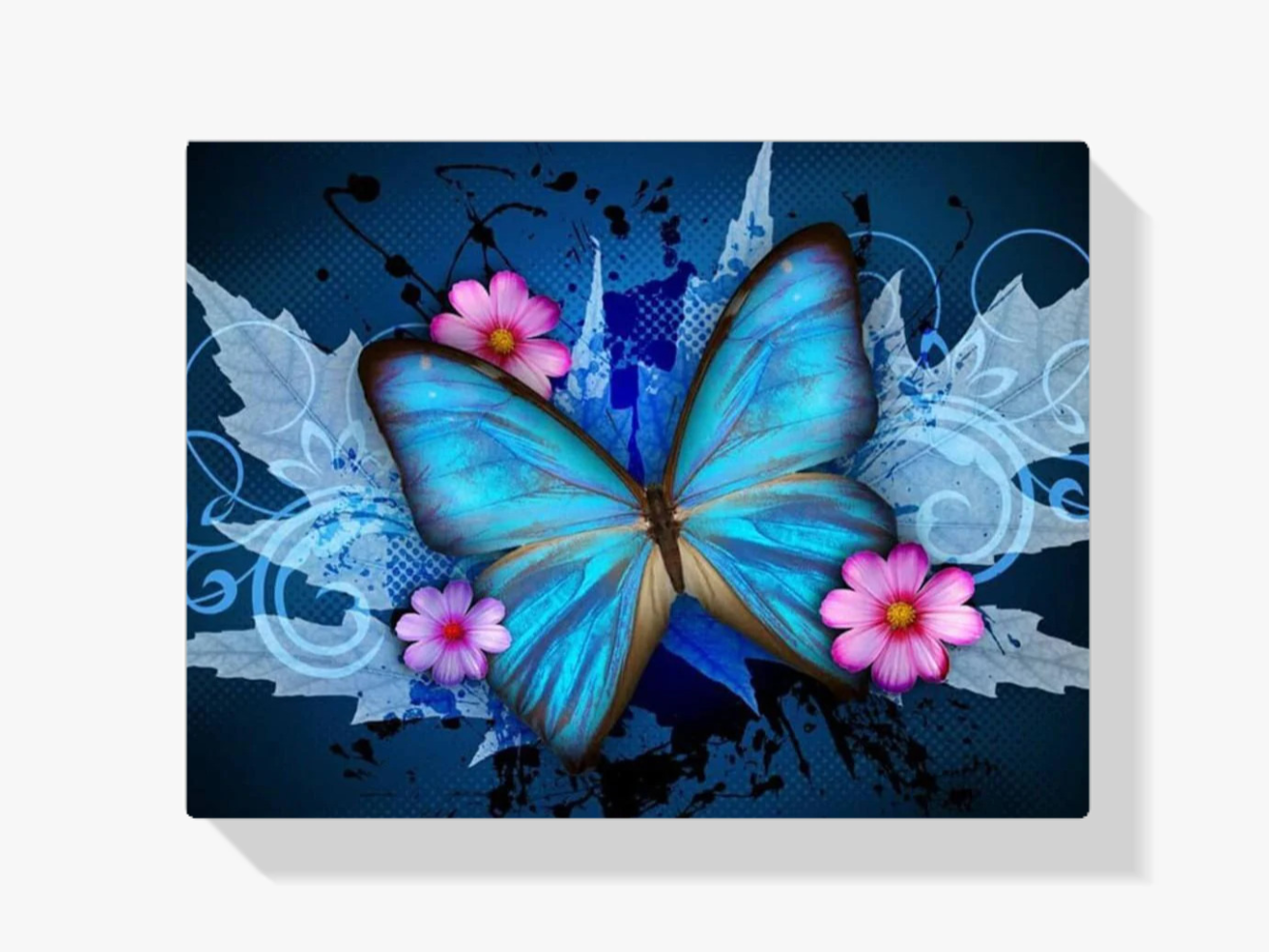 Blauer Schmetterling Diamond Painting