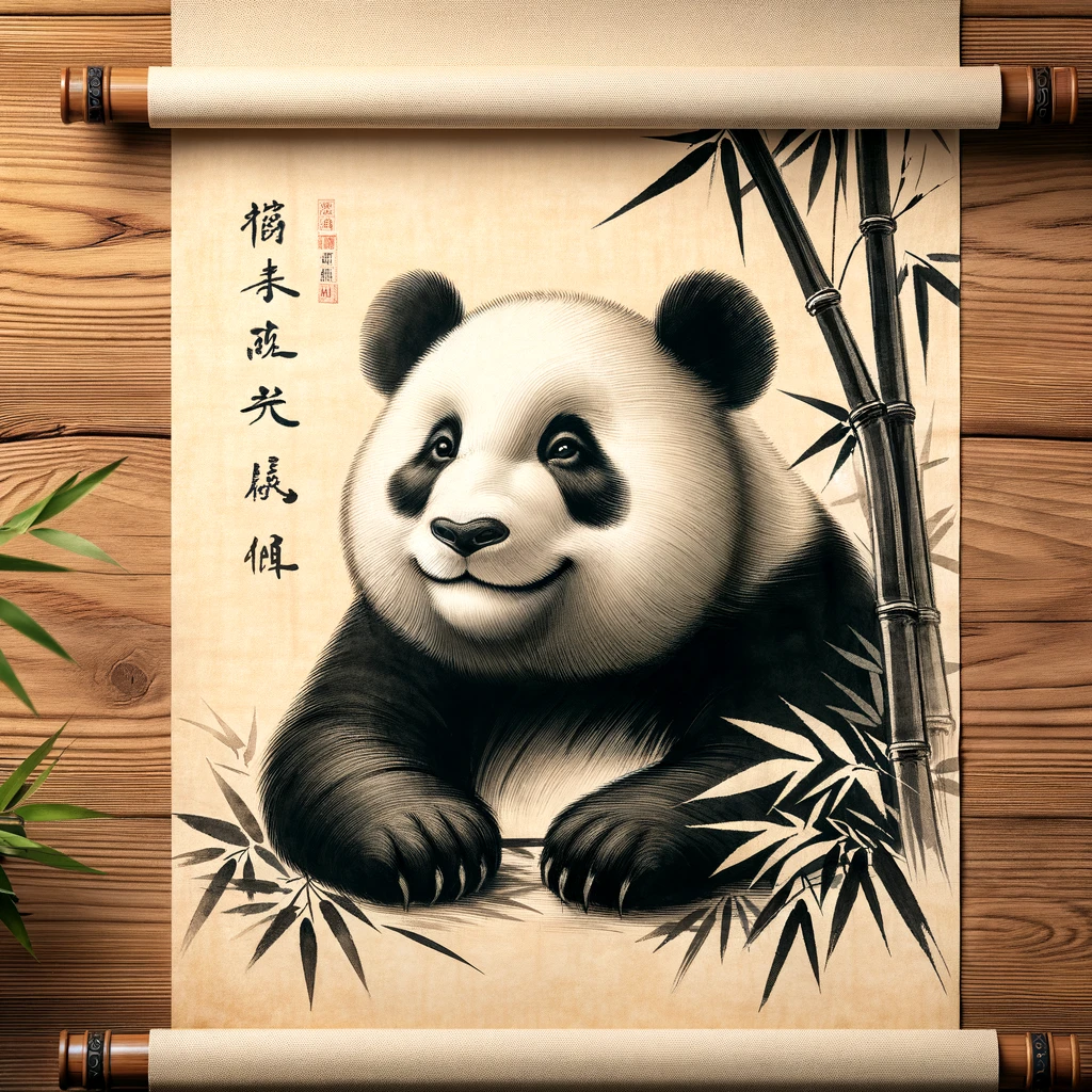 Die Geschichte des Pandas in der Kunstwelt