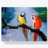Zwei Papageien in einem Baum Diamond Painting