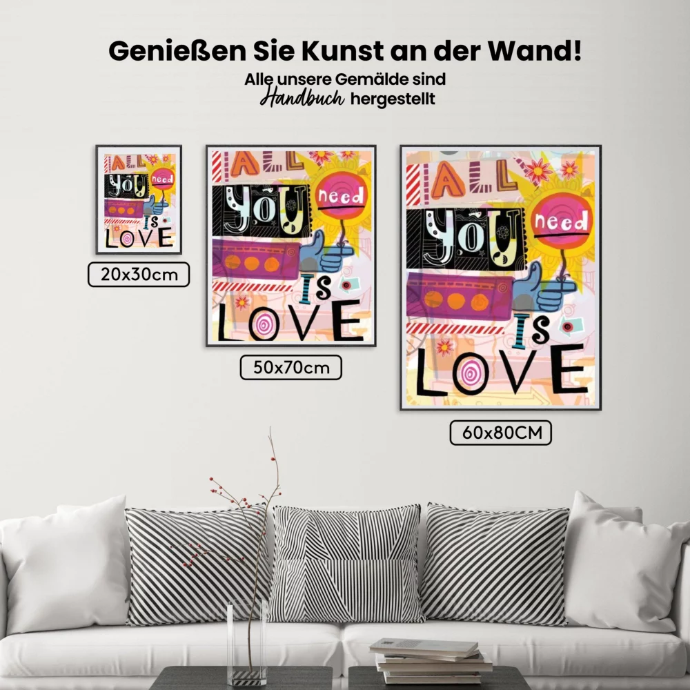 All You Need Is Love Diamond Painting