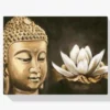 Buddha Goldener Lotus Diamond Painting