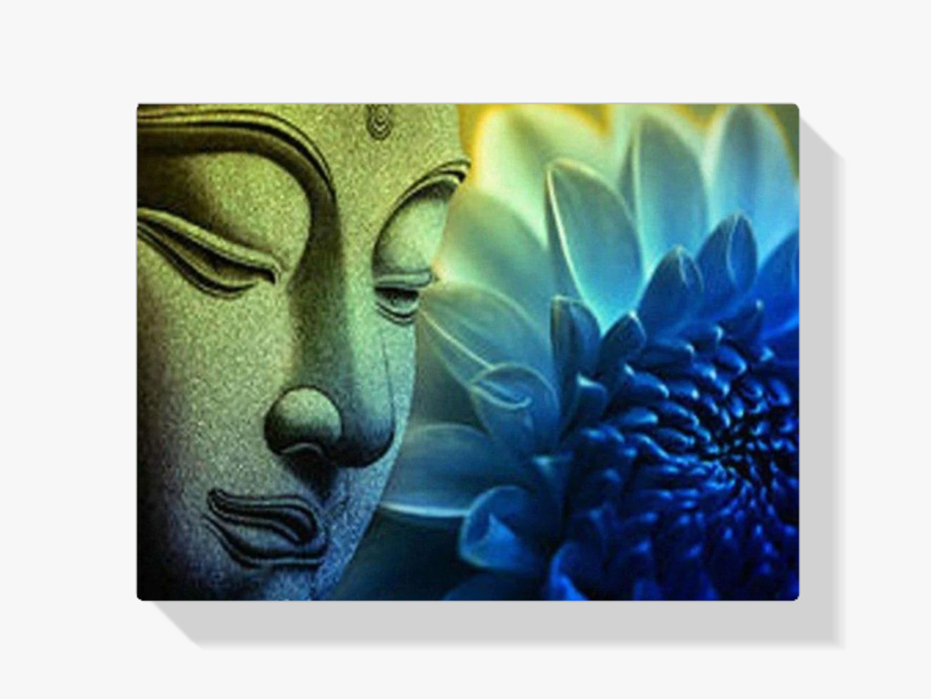 Buddha und Lotus Diamond Painting