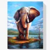 Der Große Elefant Diamond Painting