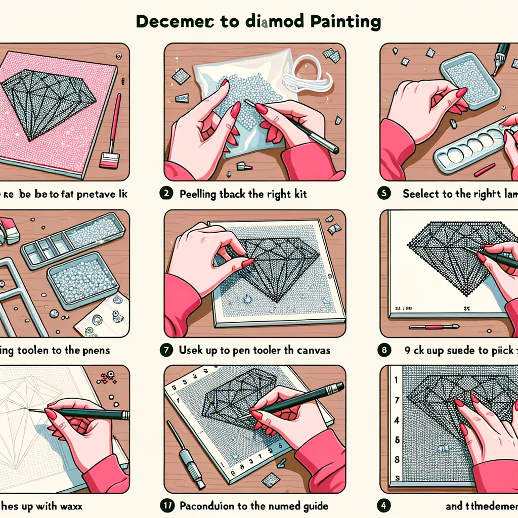 Die verschiedenen Techniken beim Diamond Painting