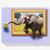 Elefant 3D Diamond Painting