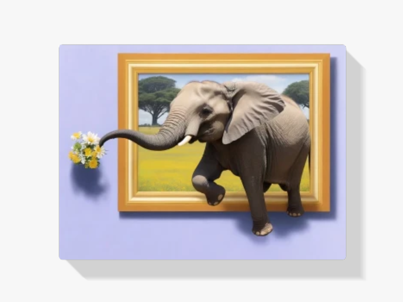 Elefant 3D Diamond Painting